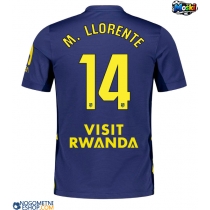 Moški Nogometni dresi Atletico Madrid Marcos Llorente #14 Gostujoči 2025-26 Kratek Rokav